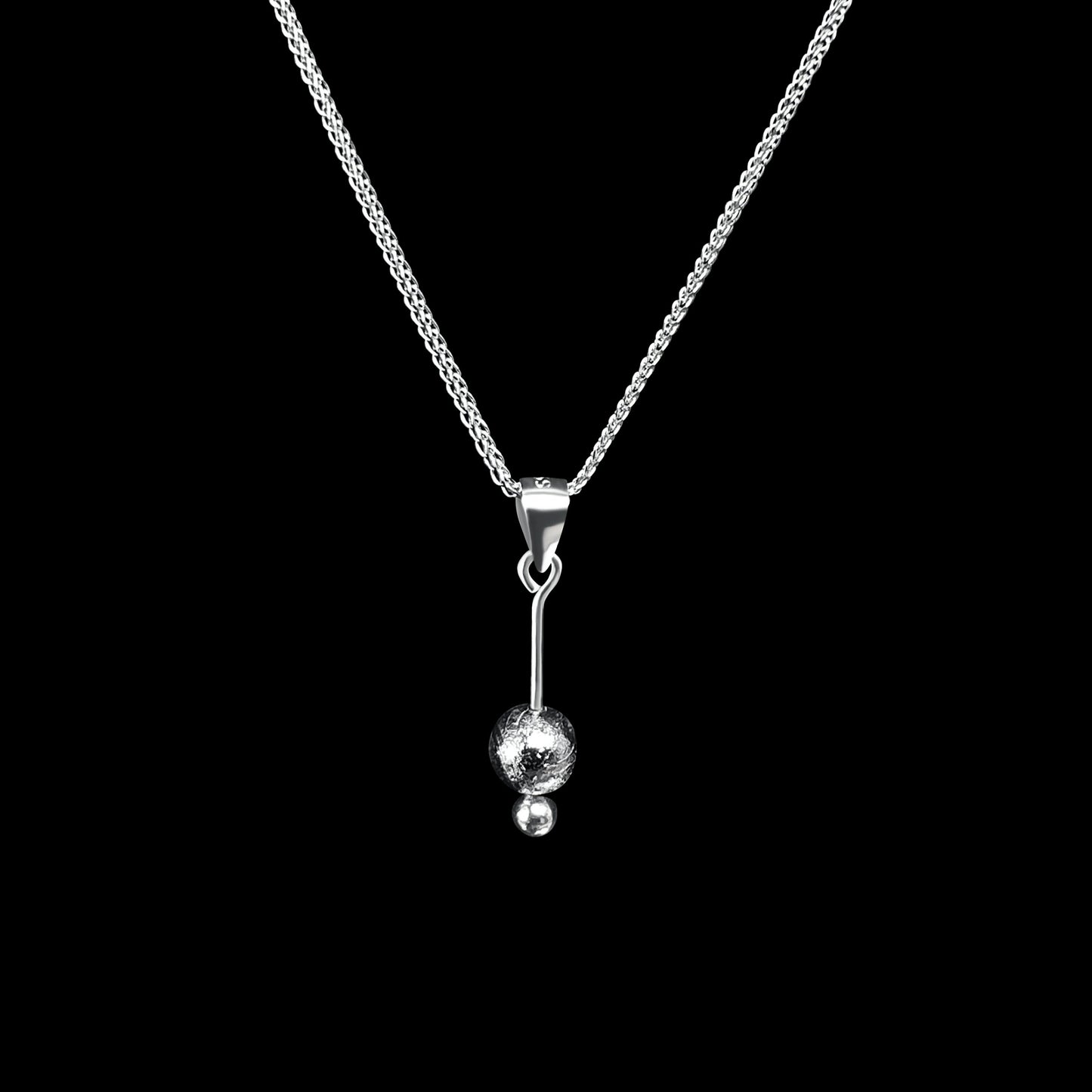 Meteorite Bead Necklace